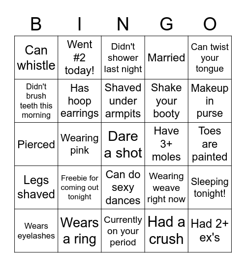 Happy Birthday Teniece Bingo Card