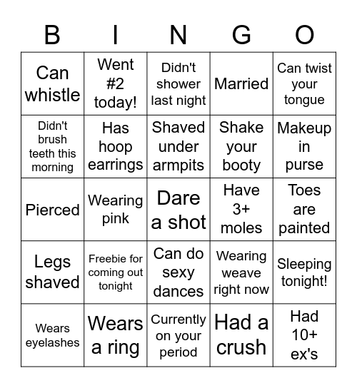 Happy Birthday Teniece <3 Bingo Card