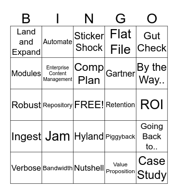 Justin Swigert Bingo Card