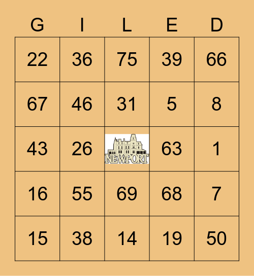 THE GILDED AGE Bingo Card