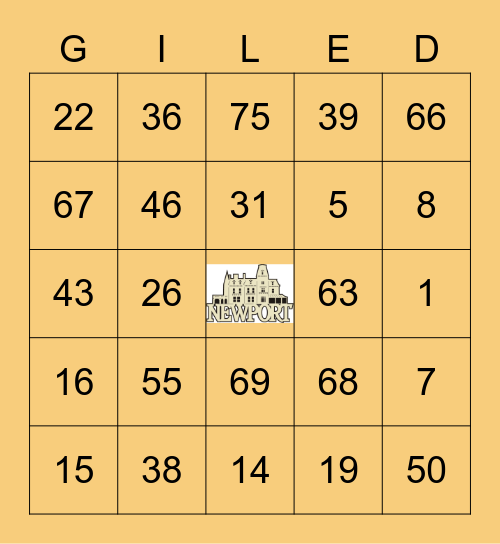 THE GILDED AGE Bingo Card