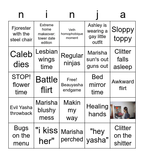 beauyasha bingo or bust Bingo Card