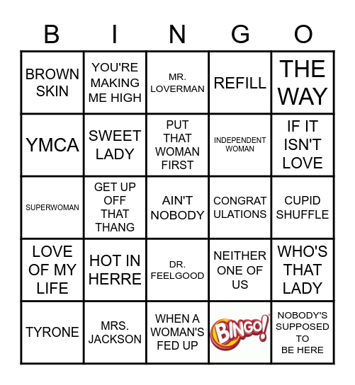 KAMIKAZI KARAOKE       218-21-2 Bingo Card