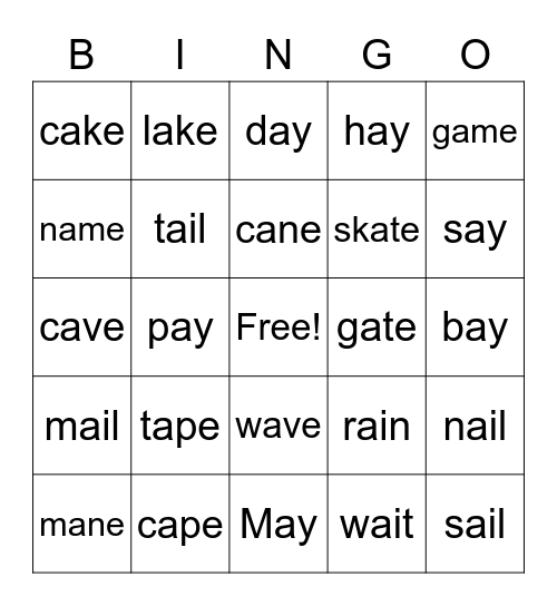 A SOUND Bingo Card