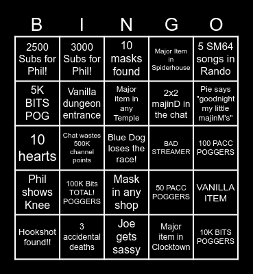 BIRTHDAY BINGOOOOOO Bingo Card