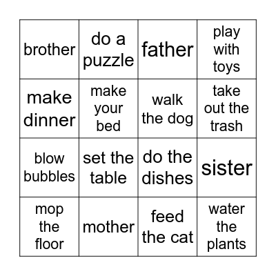 TH2A Unit 1 Bingo Card