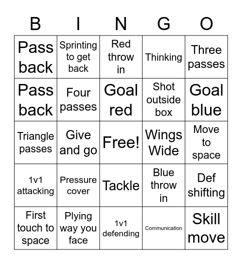 Suicide Bingo Card