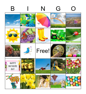 Spring Bingo Card