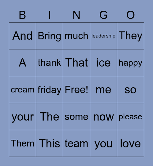 Strategic Accounts BINGO! Bingo Card