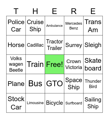 Getting from here to Bingo Card