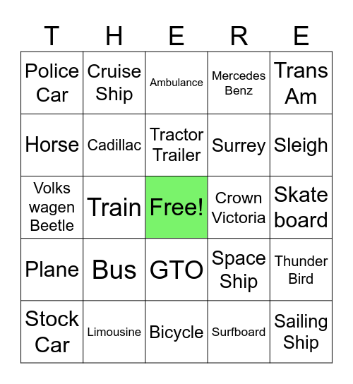 Getting from here to Bingo Card
