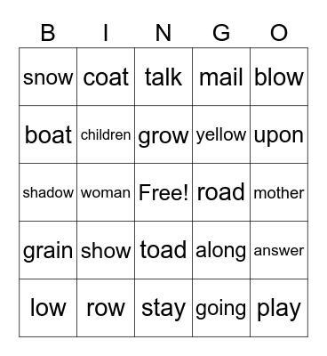 Module 8 Lesson 2 Bingo Card