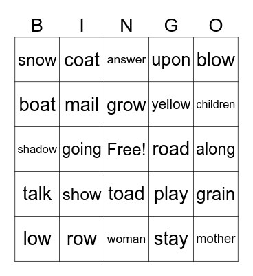 Module 8 Lesson 2 Bingo Card