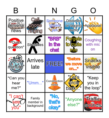 Well-Being All Staff (04/02/21) Bingo Card