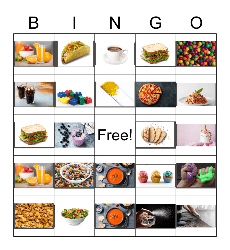 Mixture and Solution Bingo Card