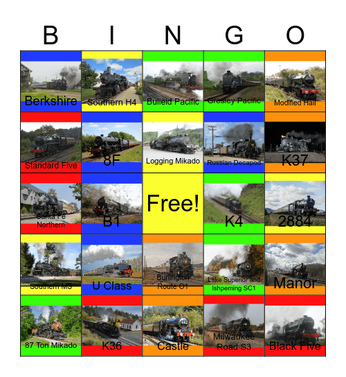 Steamin In 2014 Bingo Card