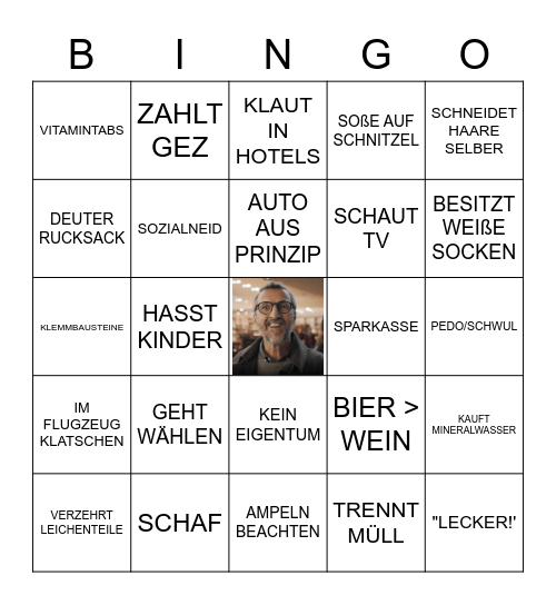 MICHEL Bingo Card