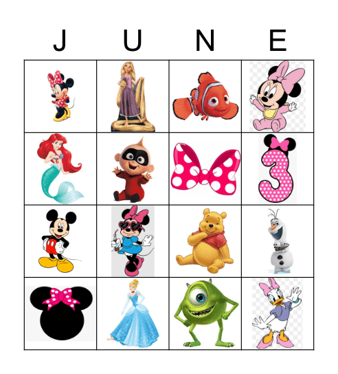 Happy Birthday June! Bingo Card
