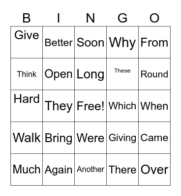 Ms. Dixon's Vocab Bingo Card