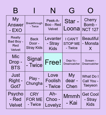 @h7rais <3 Bingo Card