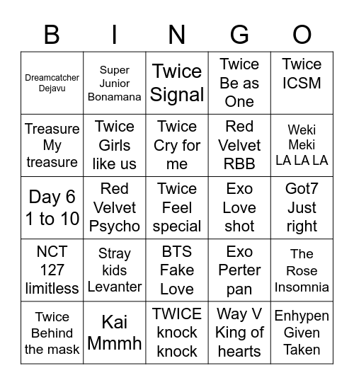 @FelixStar14 Bingo Card