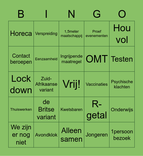 BataCie PersCo Bingo Card