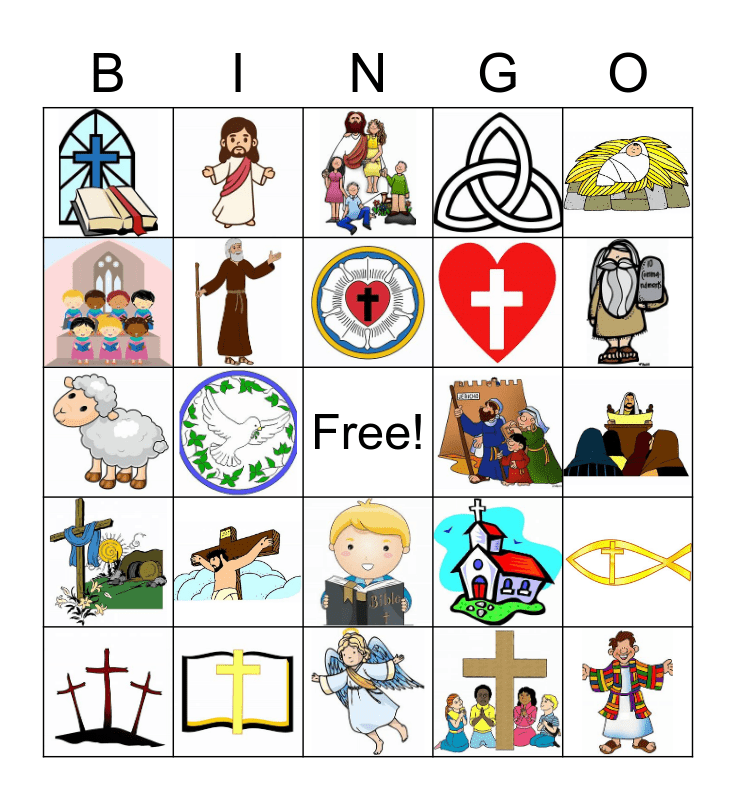Jesus Cares Bingo Card