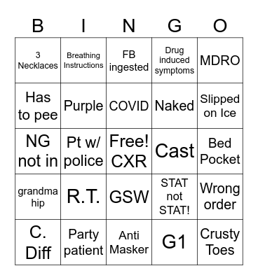 Covey's Best Bingo Card