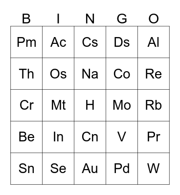 Tashquin's Bingo  Bingo Card