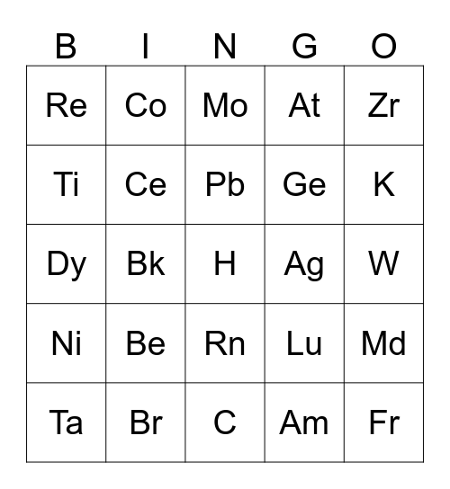 Cazaia Duran's bingo card  Bingo Card