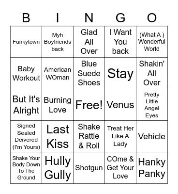 Whistle Stop #5 Bingo Card