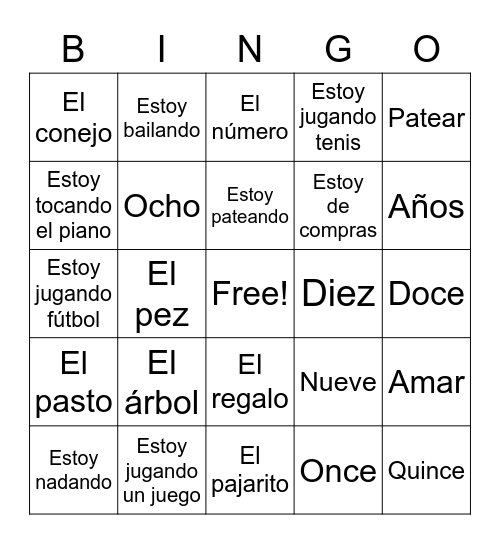 SP4K L5 P2 Bingo Card