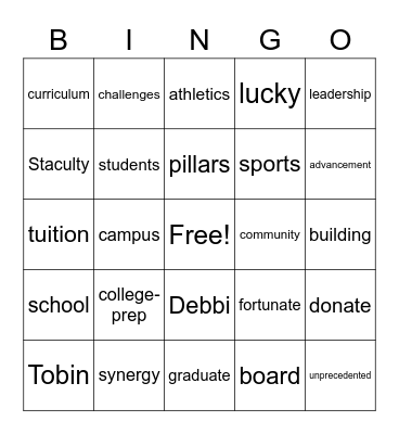 The Round Up for Sage Ridge Bingo Card