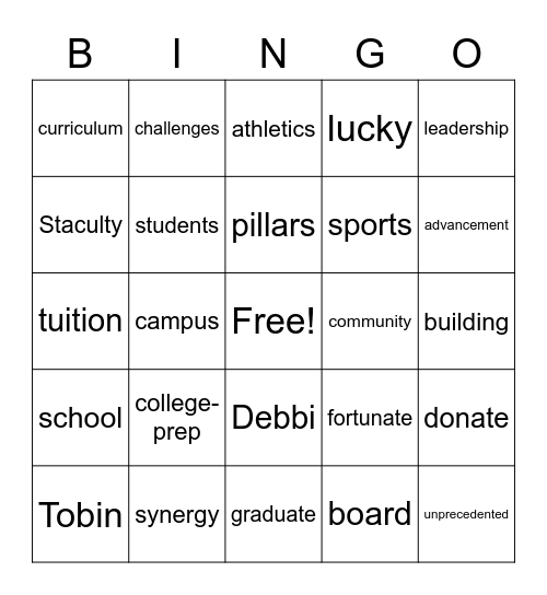 The Round Up for Sage Ridge Bingo Card
