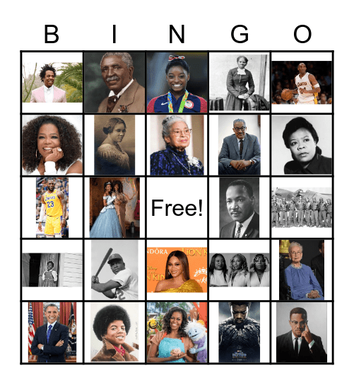 BLACK HISTORY Bingo Card