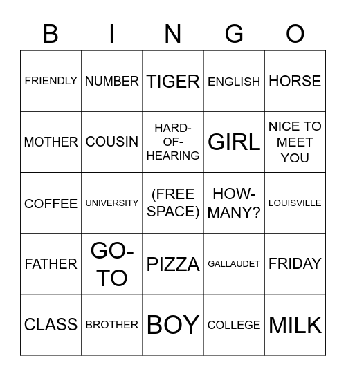 BOARD 2 Bingo Card