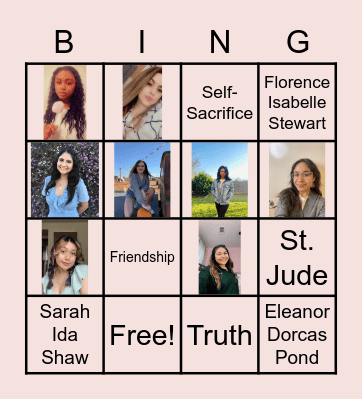 UPSILON Bingo Card