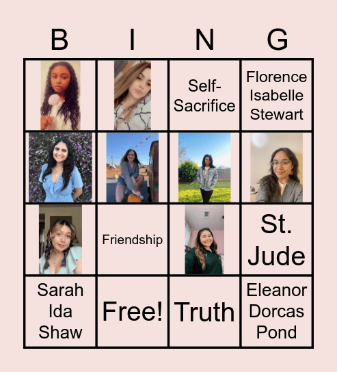 UPSILON Bingo Card