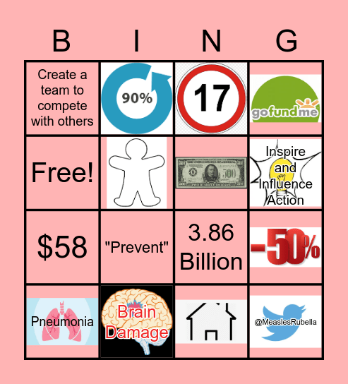Measles and Rubella -- BINGO! Bingo Card