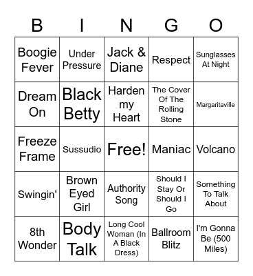 Elks 5 Bingo Card