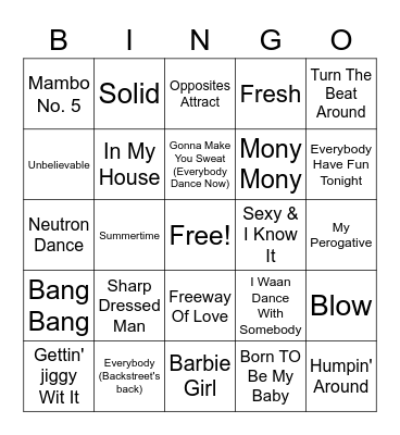 TOG  Super Round Bingo Card