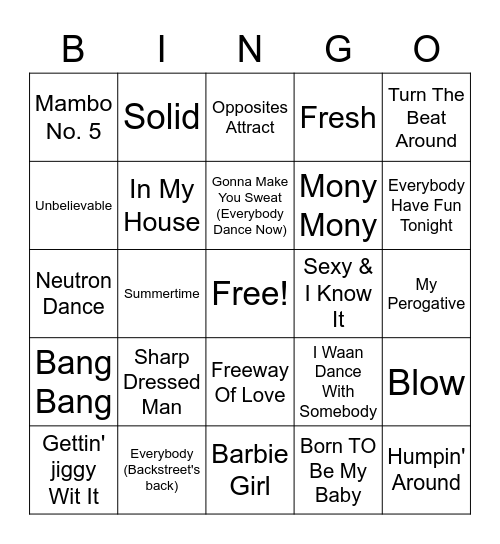 TOG  Super Round Bingo Card