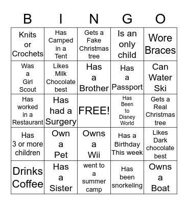IPC Women's Retreat Bingo Card