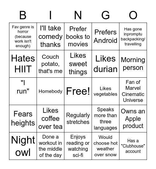 RETAIL BINGO Card