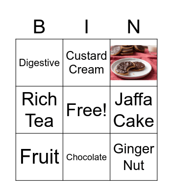 Biscuits Bingo Card
