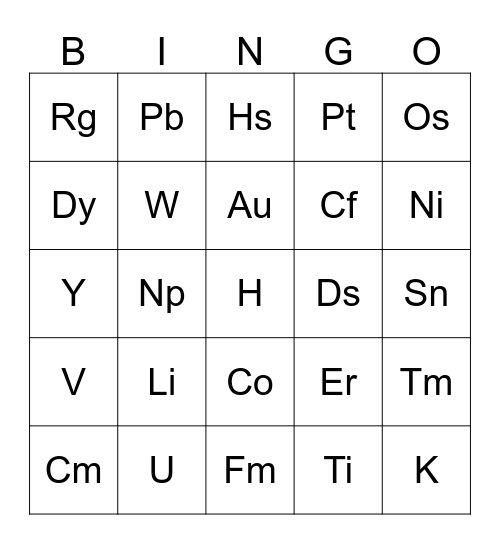 Taylor Gang Bingo Card