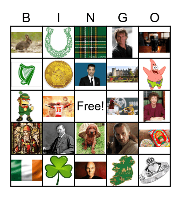 St. Patrick's Day Bingo Card