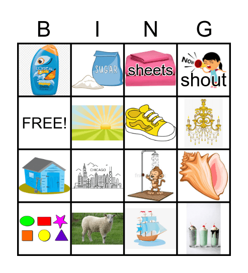 /Sh/ Bingo Card