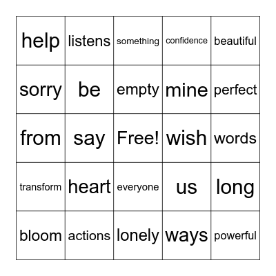 Read Across America 2/3 Bingo Card