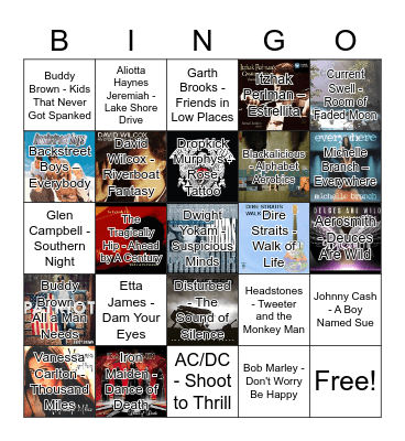 "Have A Good Day" Bingo Card